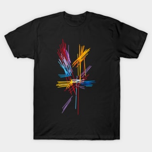 Abstract Color Blossom T-Shirt